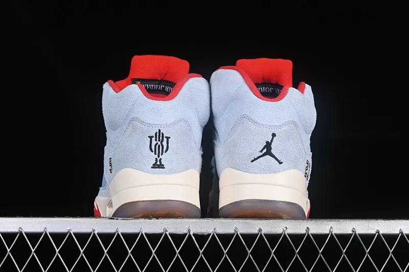 All categories Air Jordan Jordan series basketball shoes Air Jordan 5 Z version Trophy Room x Air Jordan 5 Ice Blue AJ5 Joe 5 joint ice blue CI1899-400